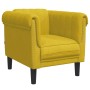 Sillón de terciopelo amarillo en Sofás | Comprar online en Foru.es