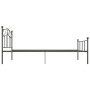 Estructura de cama de metal gris 90x200 cm de vidaXL, Camas y somieres - Ref: Foro24-284530, Precio: 68,99 €, Descuento: %