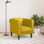 Sillón de terciopelo amarillo en Sofás | Comprar online en Foru.es
