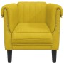 Sillón de terciopelo amarillo en Sofás | Comprar online en Foru.es