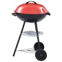 Barbacoa de carbón portátil con ruedas XXL 44 cm de vidaXL, Barbacoas - Ref: Foro24-46611, Precio: 63,33 €, Descuento: %