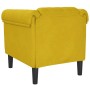 Sillón de terciopelo amarillo en Sofás | Comprar online en Foru.es