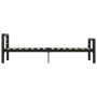 Estructura de cama de metal negro y blanco 100x200 cm de vidaXL, Camas y somieres - Ref: Foro24-284551, Precio: 109,81 €, Des...