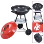 Barbacoa de carbón portátil con ruedas XXL 44 cm de vidaXL, Barbacoas - Ref: Foro24-46611, Precio: 63,33 €, Descuento: %