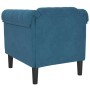 Sillón de terciopelo azul en Sofás | Comprar online en Foru.es