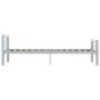 Estructura de cama de metal gris y blanco 100x200 cm de vidaXL, Camas y somieres - Ref: Foro24-284557, Precio: 108,63 €, Desc...