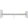 Estructura de cama de metal gris y blanco 100x200 cm de vidaXL, Camas y somieres - Ref: Foro24-284557, Precio: 108,54 €, Desc...