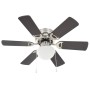 Ventilador de techo adornado con lámpara 82 cm marrón oscuro de vidaXL, Ventiladores de techo - Ref: Foro24-50537, Precio: 11...