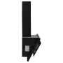 Campana extractora acero inoxidable vidrio templado negro 60 cm de vidaXL, Extractores - Ref: Foro24-51662, Precio: 187,32 €,...