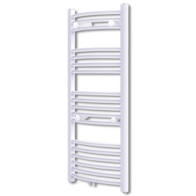 Radiador toallero de baño con rieles curvados 600 x 1160 mm de vidaXL, Radiadores - Ref: Foro24-140852, Precio: 125,83 €, Des...