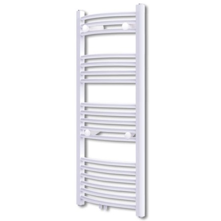 Radiador toallero de baño con rieles curvados 600 x 1160 mm de vidaXL, Radiadores - Ref: Foro24-140852, Precio: 125,83 €, Des...