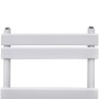 Radiador toallero de baño recto 600 x 1200 mm de vidaXL, Radiadores - Ref: Foro24-140867, Precio: 180,91 €, Descuento: %