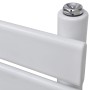 Radiador toallero de baño recto 600 x 1200 mm de vidaXL, Radiadores - Ref: Foro24-140867, Precio: 180,91 €, Descuento: %
