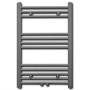 Radiador toallero de baño recto gris 500 x 764 mm de vidaXL, Radiadores - Ref: Foro24-141889, Precio: 82,32 €, Descuento: %
