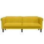 Sofá de 3 plazas terciopelo amarillo en Sofás | Comprar online en Foru.es