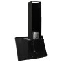 Campana extractora acero inoxidable vidrio templado negro 60 cm de vidaXL, Extractores - Ref: Foro24-51662, Precio: 187,32 €,...