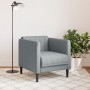 Sillón de tela gris claro en Sofás | Comprar online en Foru.es