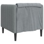 Sillón de tela gris claro en Sofás | Comprar online en Foru.es