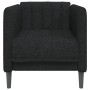 Sillón de tela negro en Sofás | Comprar online en Foru.es