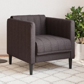 Sillón de tela marrón oscuro en Sofás | Comprar online en Foru.es