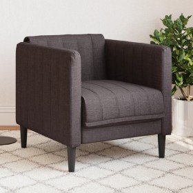 Sillón de tela marrón oscuro en Sofás | Comprar online en Foru.es