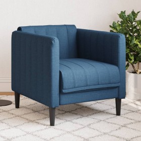 Sillón de tela azul en Sofás | Comprar online en Foru.es