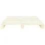 Estructura de cama de palés madera maciza de pino 180x200 cm de vidaXL, Camas y somieres - Ref: Foro24-285239, Precio: 146,06...