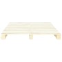 Estructura de cama de palés madera maciza de pino 180x200 cm de vidaXL, Camas y somieres - Ref: Foro24-285239, Precio: 151,70...