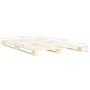 Estructura de cama de palés madera maciza de pino 180x200 cm de vidaXL, Camas y somieres - Ref: Foro24-285239, Precio: 151,70...