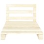 Estructura de cama de palés madera maciza de pino 90x200 cm de vidaXL, Camas y somieres - Ref: Foro24-285241, Precio: 103,41 ...