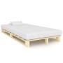 Estructura de cama de palés madera maciza de pino 120x200 cm de vidaXL, Camas y somieres - Ref: Foro24-285236, Precio: 128,72...