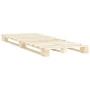 Estructura de cama de palés madera maciza de pino 120x200 cm de vidaXL, Camas y somieres - Ref: Foro24-285236, Precio: 128,72...