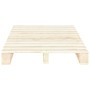Estructura de cama de palés madera maciza de pino 120x200 cm de vidaXL, Camas y somieres - Ref: Foro24-285236, Precio: 128,72...