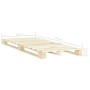 Estructura de cama de palés madera maciza de pino 120x200 cm de vidaXL, Camas y somieres - Ref: Foro24-285236, Precio: 128,72...