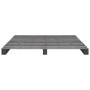 Estructura de cama de palés madera maciza pino gris 160x200 cm de vidaXL, Camas y somieres - Ref: Foro24-285252, Precio: 158,...