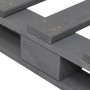 Estructura de cama de palés madera maciza pino gris 160x200 cm de vidaXL, Camas y somieres - Ref: Foro24-285252, Precio: 158,...