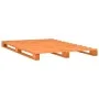 Estructura de cama de palés madera maciza pino marrón 200x200cm de vidaXL, Camas y somieres - Ref: Foro24-285268, Precio: 158...