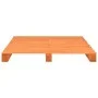 Estructura de cama de palés madera maciza pino marrón 200x200cm de vidaXL, Camas y somieres - Ref: Foro24-285268, Precio: 158...