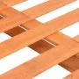 Estructura de cama de palés madera maciza pino marrón 200x200cm de vidaXL, Camas y somieres - Ref: Foro24-285268, Precio: 158...