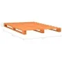 Estructura de cama de palés madera maciza pino marrón 200x200cm de vidaXL, Camas y somieres - Ref: Foro24-285268, Precio: 158...