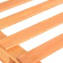 Estructura de cama de palets madera maciza pino marrón 90x200cm de vidaXL, Camas y somieres - Ref: Foro24-285262, Precio: 103...