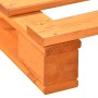 Estructura de cama de palets madera maciza pino marrón 90x200cm de vidaXL, Camas y somieres - Ref: Foro24-285262, Precio: 103...