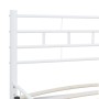 Estructura de cama de metal blanco 140x200 cm de vidaXL, Camas y somieres - Ref: Foro24-285298, Precio: 119,45 €, Descuento: %