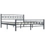 Estructura de cama de acero negro 160x200 cm de vidaXL, Camas y somieres - Ref: Foro24-285279, Precio: 127,80 €, Descuento: %