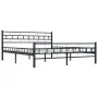 Estructura de cama de acero negro 160x200 cm de vidaXL, Camas y somieres - Ref: Foro24-285279, Precio: 126,11 €, Descuento: %