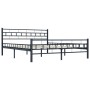 Estructura de cama de acero negro 200x200 cm de vidaXL, Camas y somieres - Ref: Foro24-285281, Precio: 142,86 €, Descuento: %