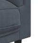 Sillón con cojín terciopelo gris oscuro en Sofás | Comprar online en Foru.es