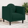 Sillón con cojín terciopelo verde oscuro en Sofás | Comprar online en Foru.es