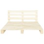 Estructura de cama de palés madera maciza de pino 160x200 cm de vidaXL, Camas y somieres - Ref: Foro24-285245, Precio: 164,33...