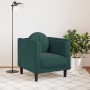 Sillón con cojín terciopelo verde oscuro en Sofás | Comprar online en Foru.es